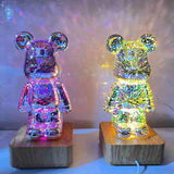 3D Bear Fireworks Lamp - Tremmi