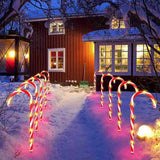 Solar Powered Candy Cane Christmas Lights - Tremmi