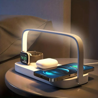 Speedy 4 in 1 Wireless Charging Reading Lamp Hub | for Apple - Tremmi