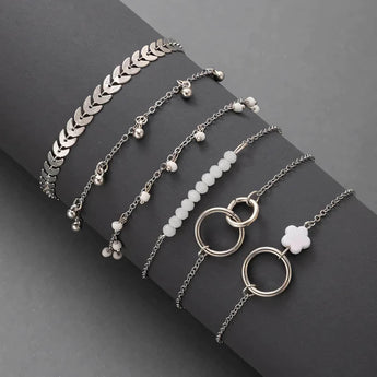 Chic Bohemian 6-Piece Bracelet Set - Tremmi