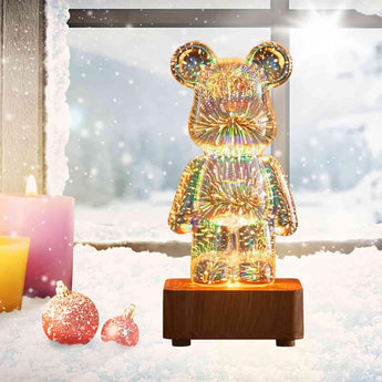 3D Bear Fireworks Lamp - Tremmi