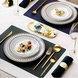 Luxurious 30-Piece Matte-Gold Portuguese Tableware Set - Tremmi