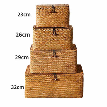 Hand Made Seagrass Storage Baskets - Tremmi Global