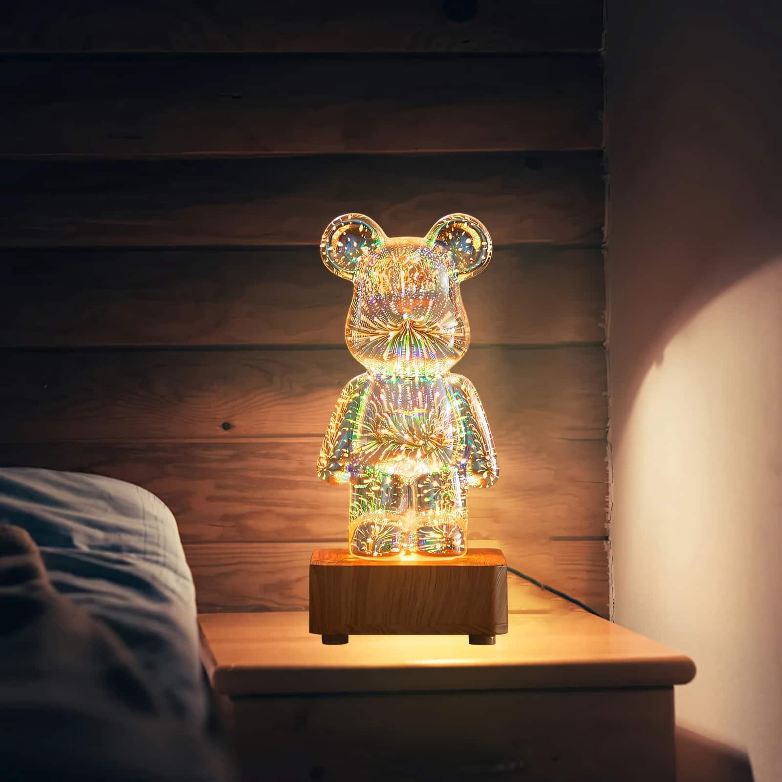 3D Bear Fireworks Lamp - Tremmi