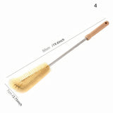 Eco-Friendly Long Handle Wooden Cleaning Brush – Durable, Natural Kitchen Scrubber - Tremmi