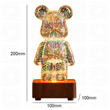 3D Bear Fireworks Lamp - Tremmi