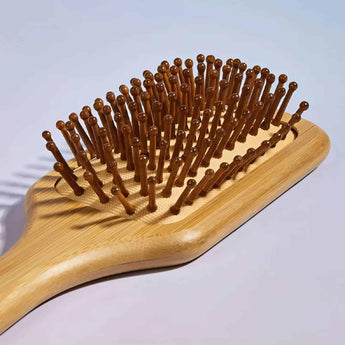 Eco-Friendly Natural Bamboo Hair Brush for Gentle Detangling - Tremmi