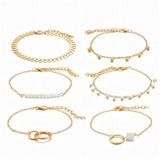 Chic Bohemian 6-Piece Bracelet Set - Tremmi