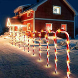 Solar Powered Candy Cane Christmas Lights - Tremmi