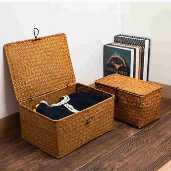 Hand Made Seagrass Storage Baskets - Tremmi Global