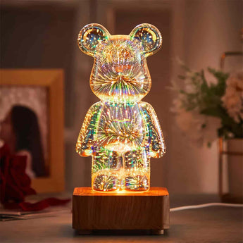 3D Bear Fireworks Lamp - Tremmi