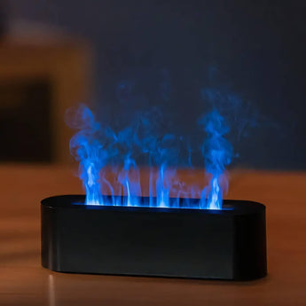 Innovative Mini Flame Aroma Diffuser & Humidifier with Colorful Ambience Light - Tremmi