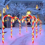 Solar Powered Candy Cane Christmas Lights - Tremmi