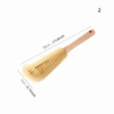 Eco-Friendly Long Handle Wooden Cleaning Brush – Durable, Natural Kitchen Scrubber - Tremmi