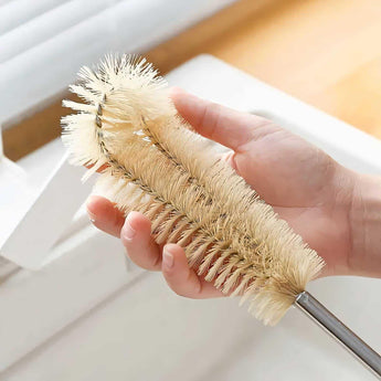 Eco-Friendly Long Handle Wooden Cleaning Brush – Durable, Natural Kitchen Scrubber - Tremmi