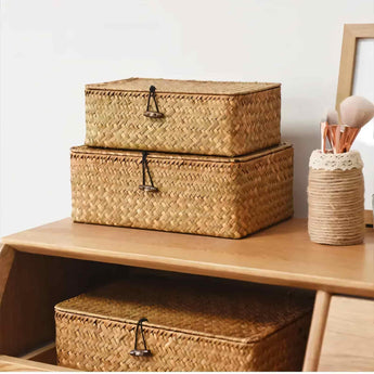 Hand Made Seagrass Storage Baskets - Tremmi Global