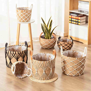 Lovely Natural Rattan Waterproof Baskets Collection - Tremmi Global