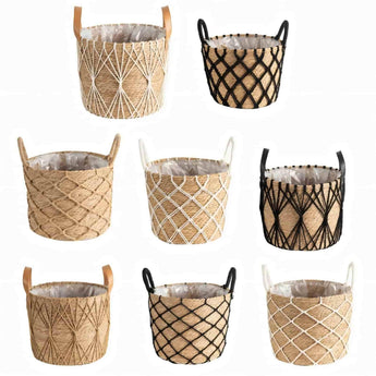 Lovely Natural Rattan Waterproof Baskets Collection - Tremmi Global