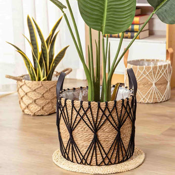 Lovely Natural Rattan Waterproof Baskets Collection - Tremmi Global