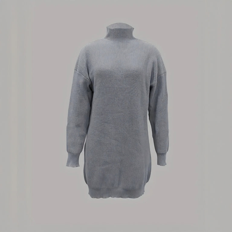 Drop Shoulder Cardigan Dress