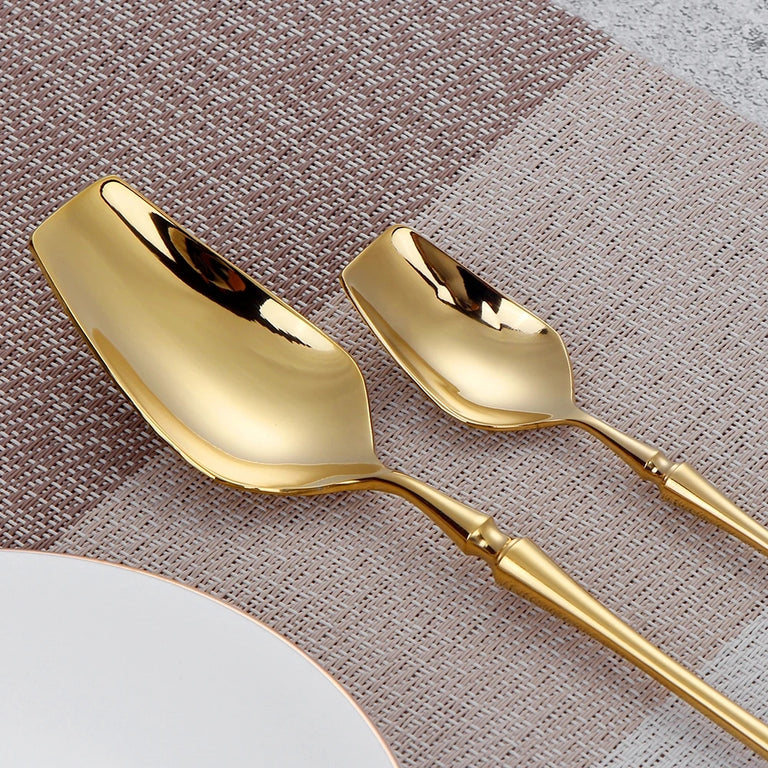 Artisanal Gold Cutlery Set