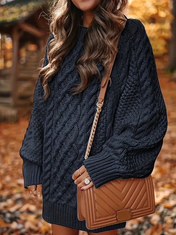 Casual Knit Jumper Dress