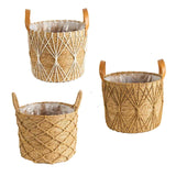 Lovely Natural Rattan Waterproof Baskets Collection - Tremmi Global