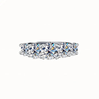 Eternal Shine 3.6ct Moissanite Engagement Ring in 925 Sterling Silver - Tremmi